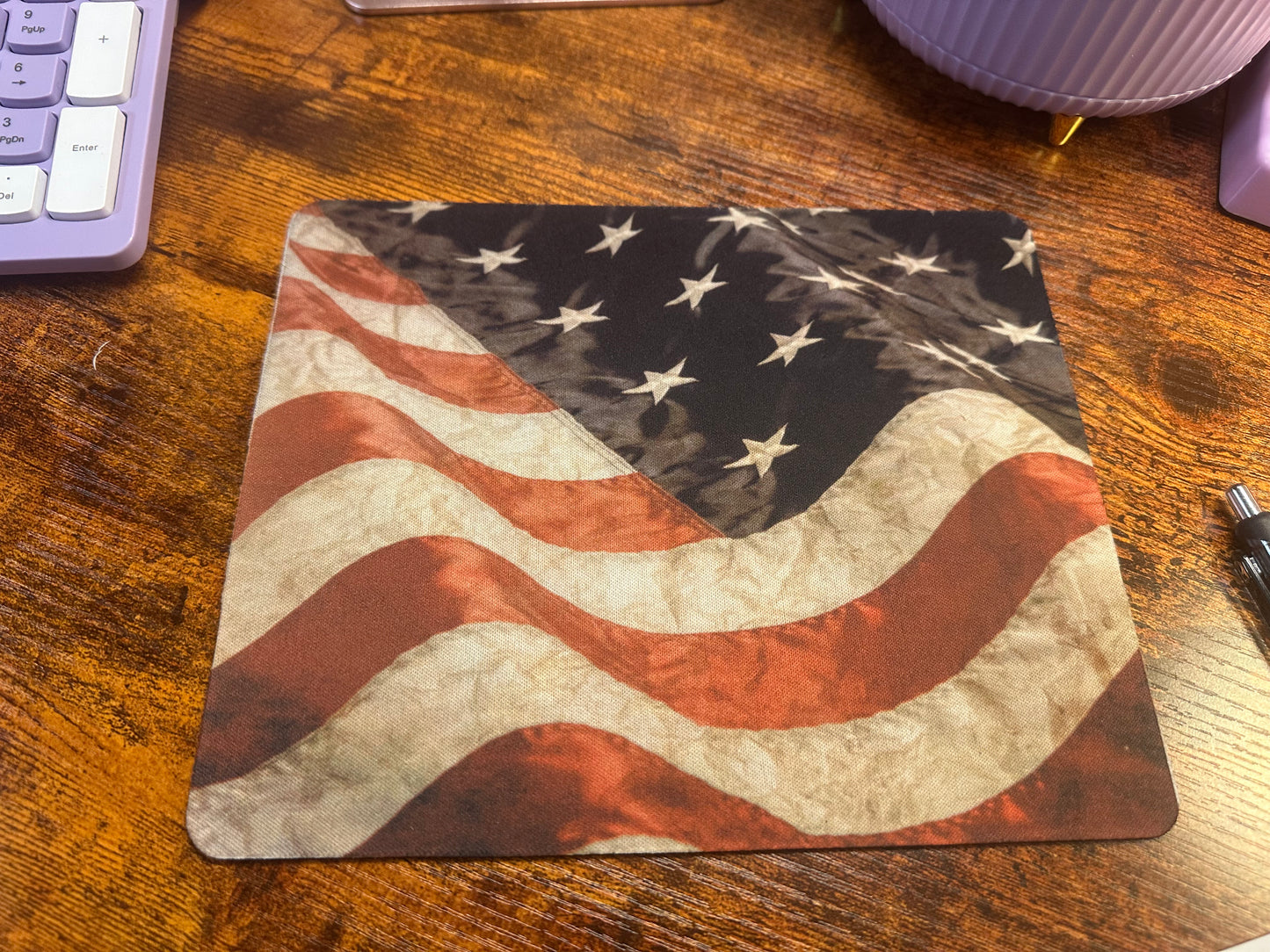 American Flag Mouse Pad