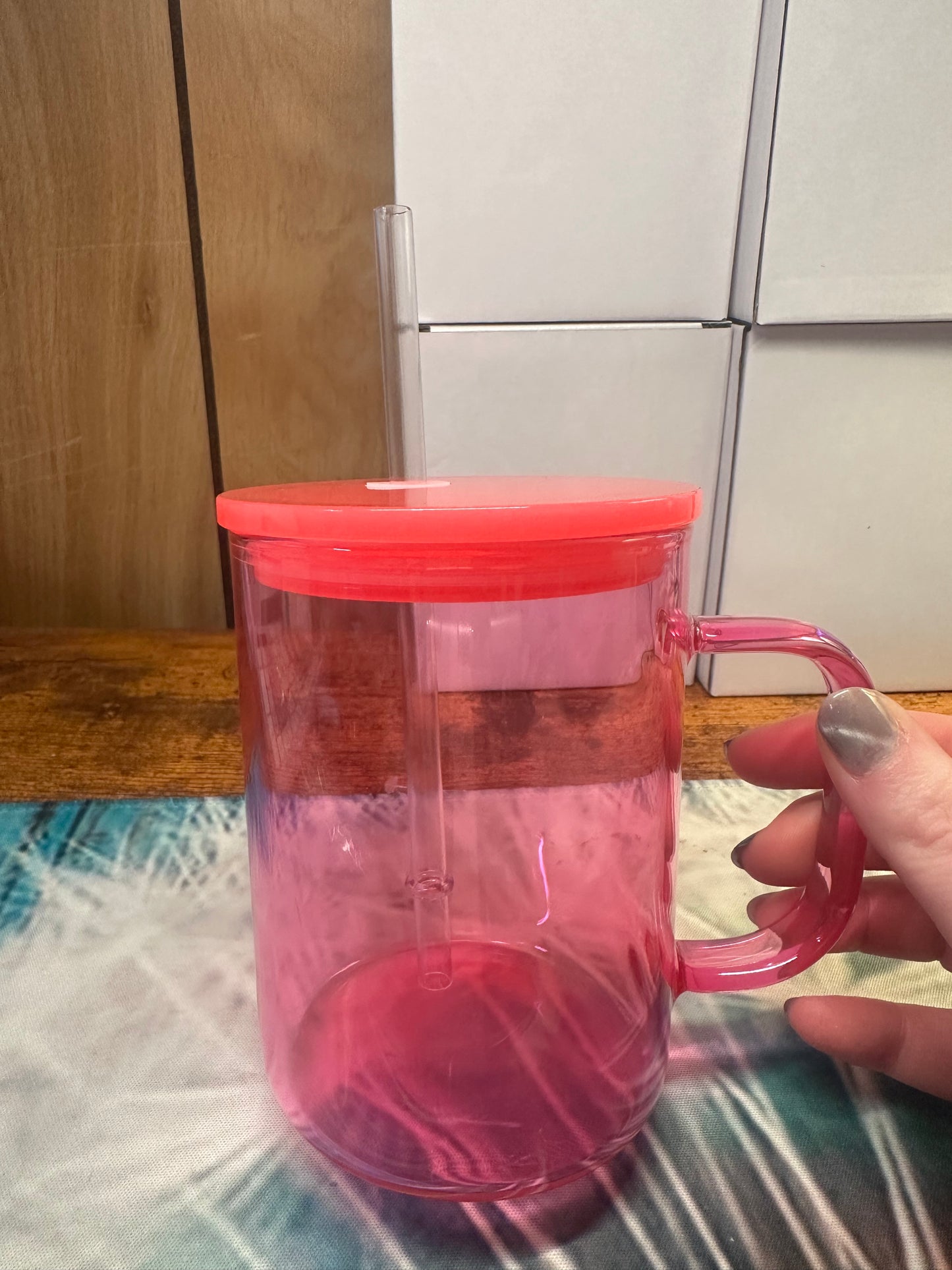 17 oz Ombre Jelly Coffee Cups