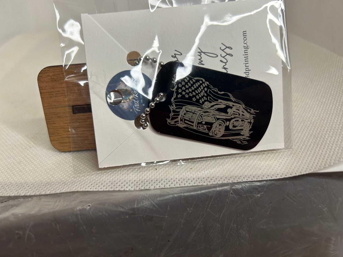Police Cruiser Dog tag