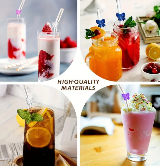 Bow Glass Straws