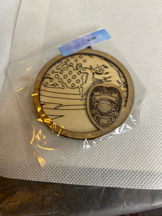 Law enforcement Badge Ornament
