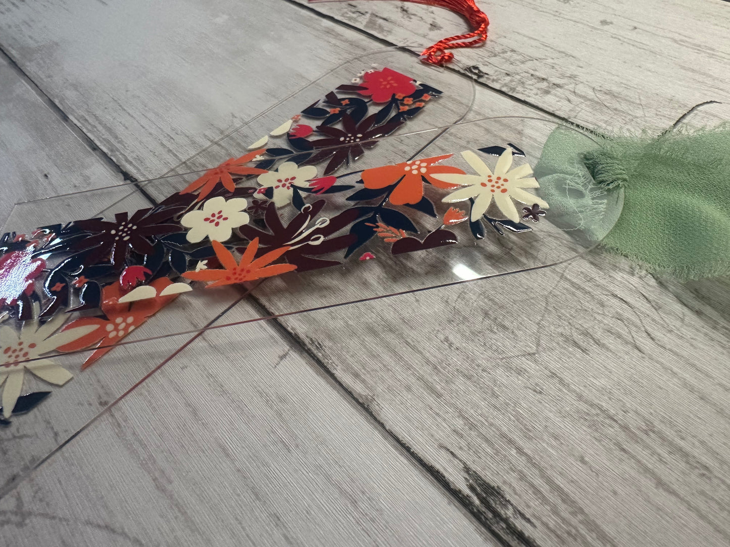 Fall Floral Bookmark