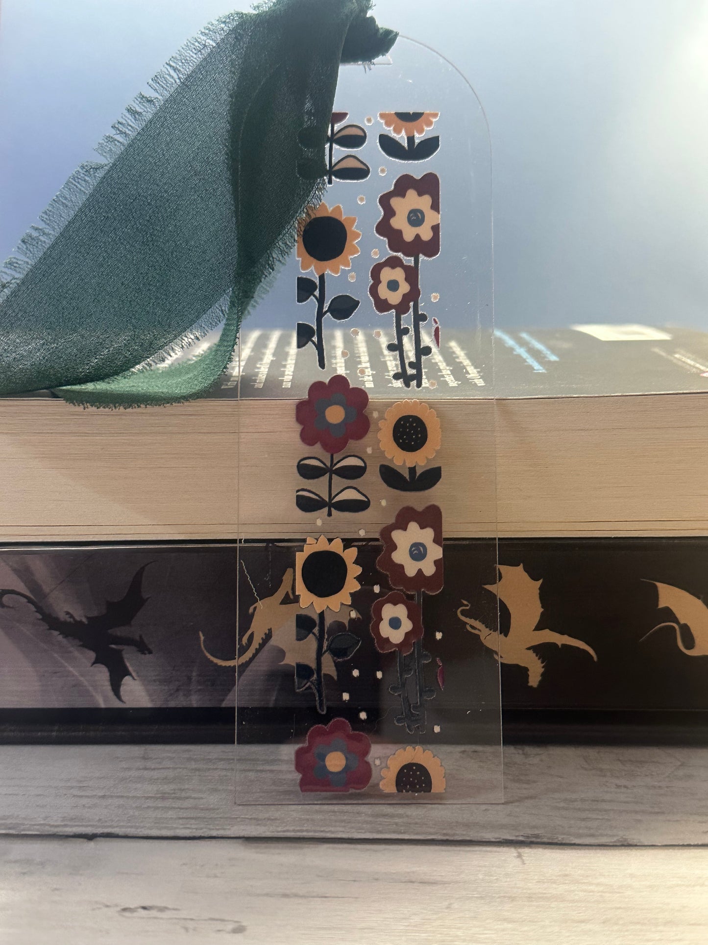 Floral Bookmark UVTDF