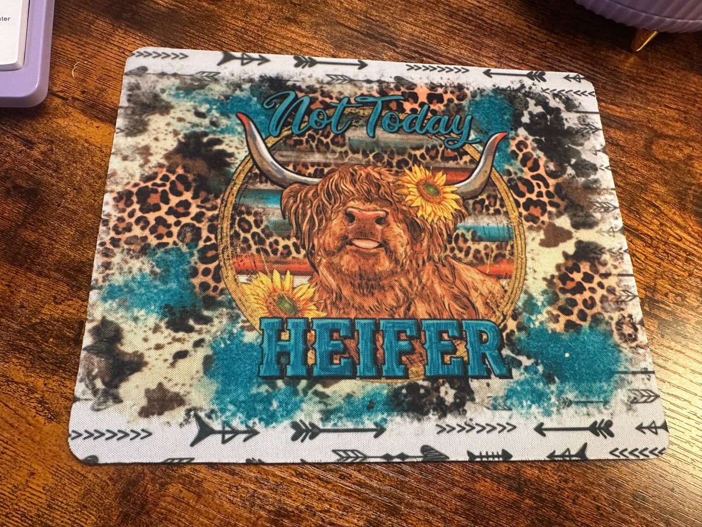 Not Today Heifer Mouse Pad