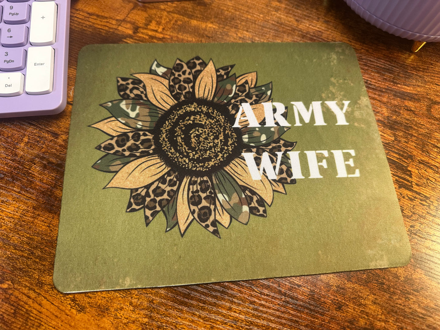 Army Wife Mouse Pad