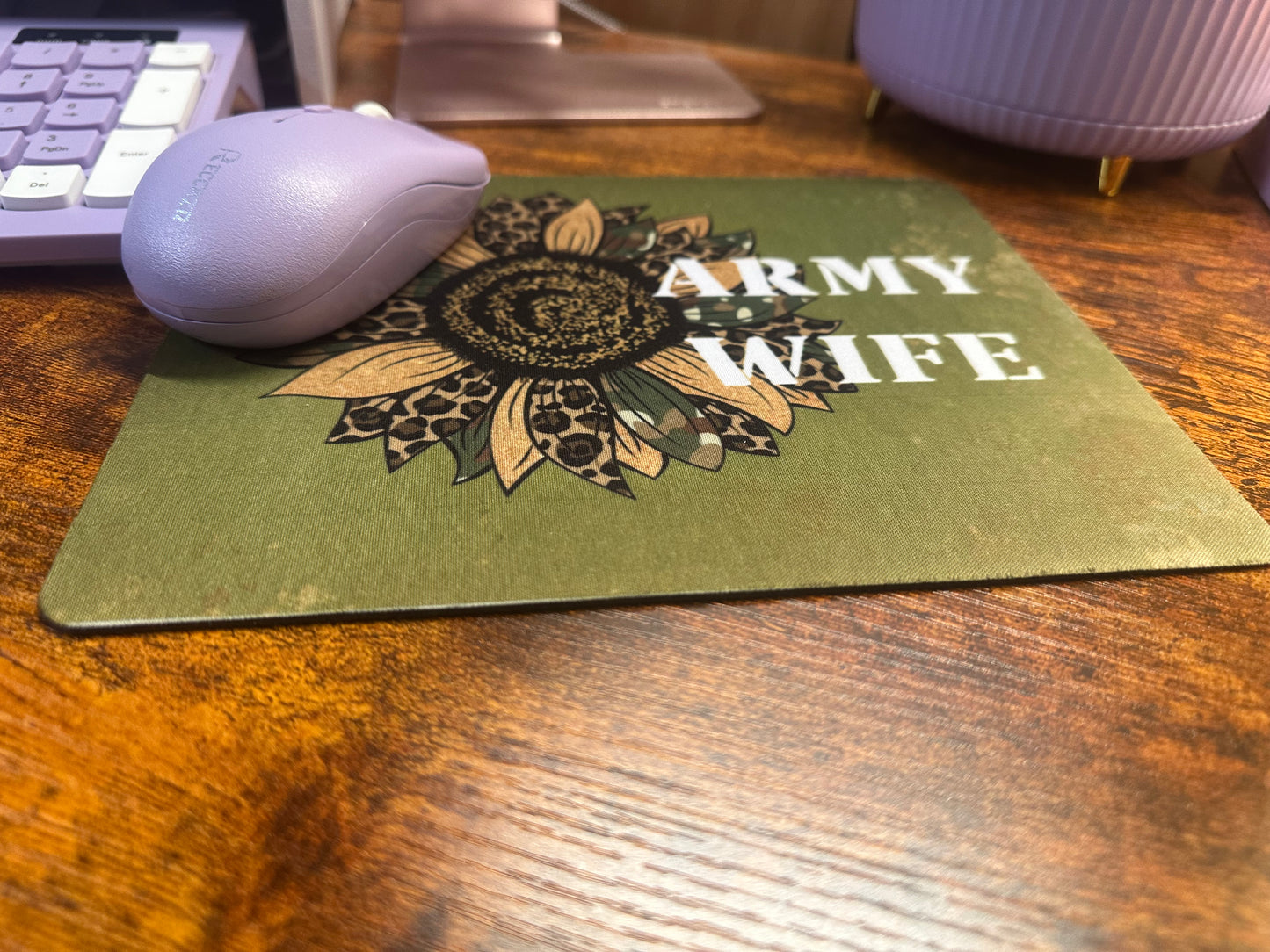 Army Wife Mouse Pad