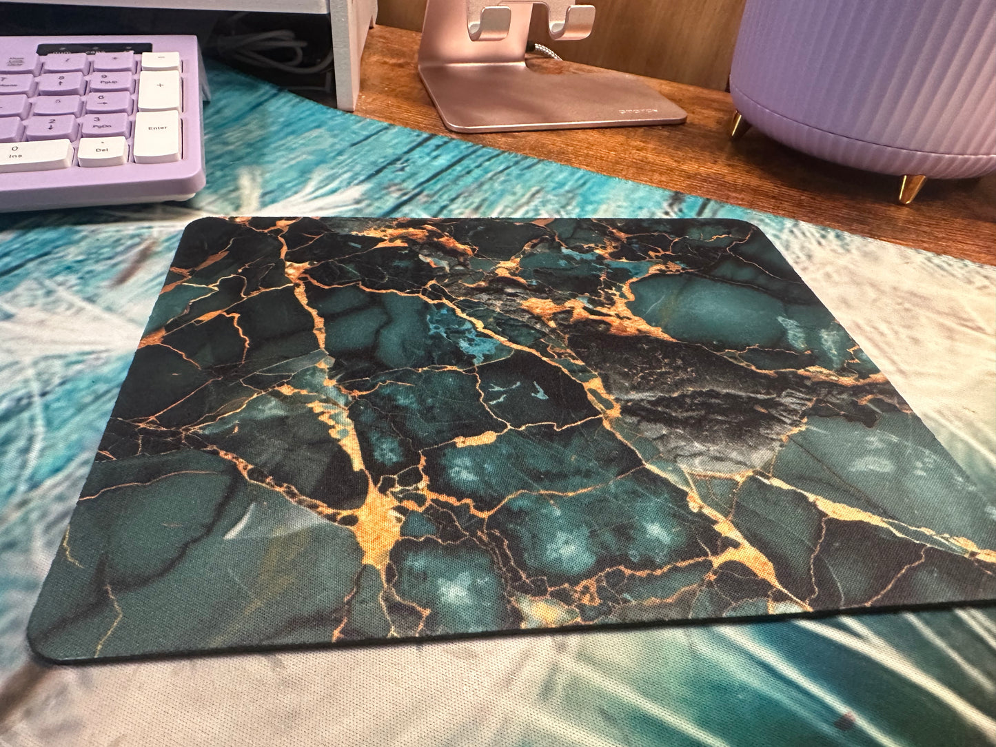 Marble mouse pad