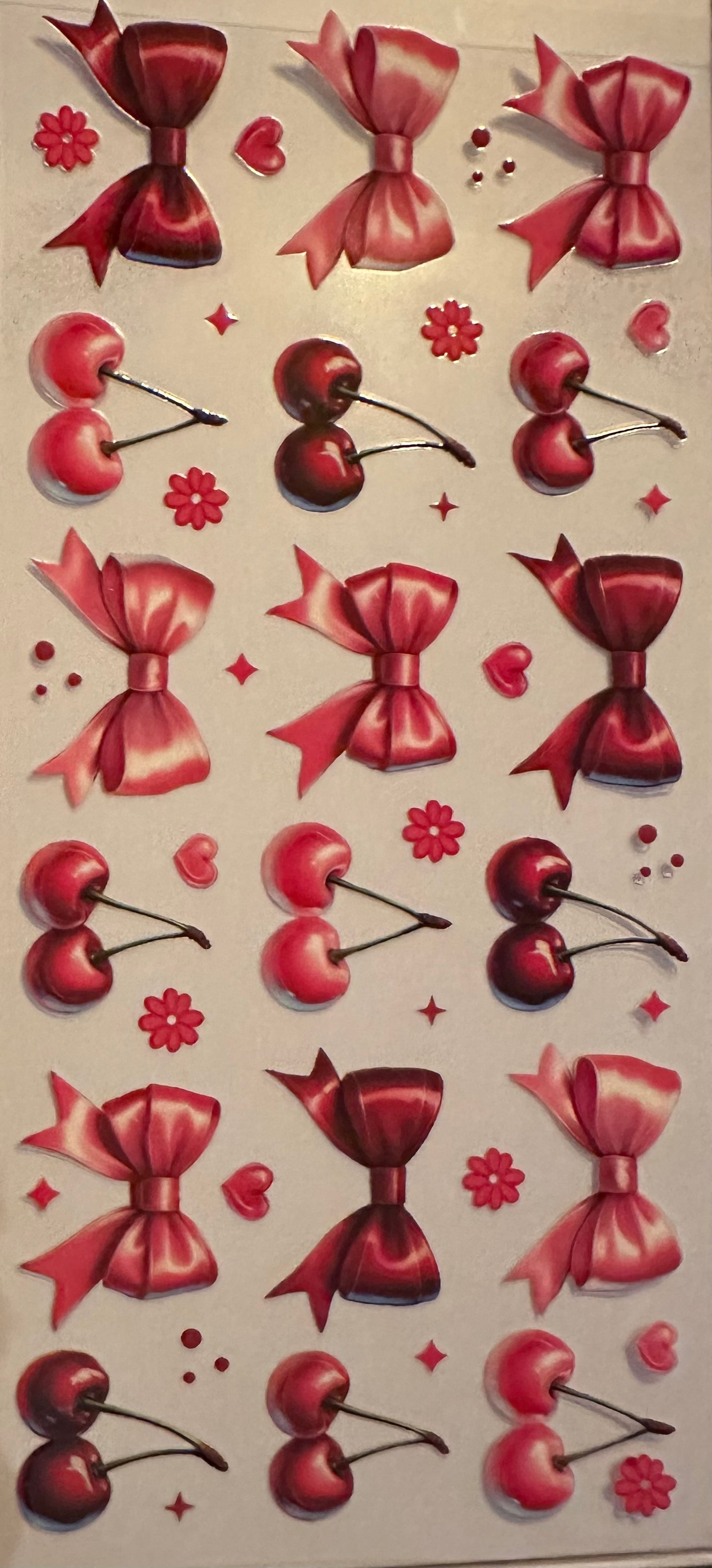 Cherry’ and bows wrap
