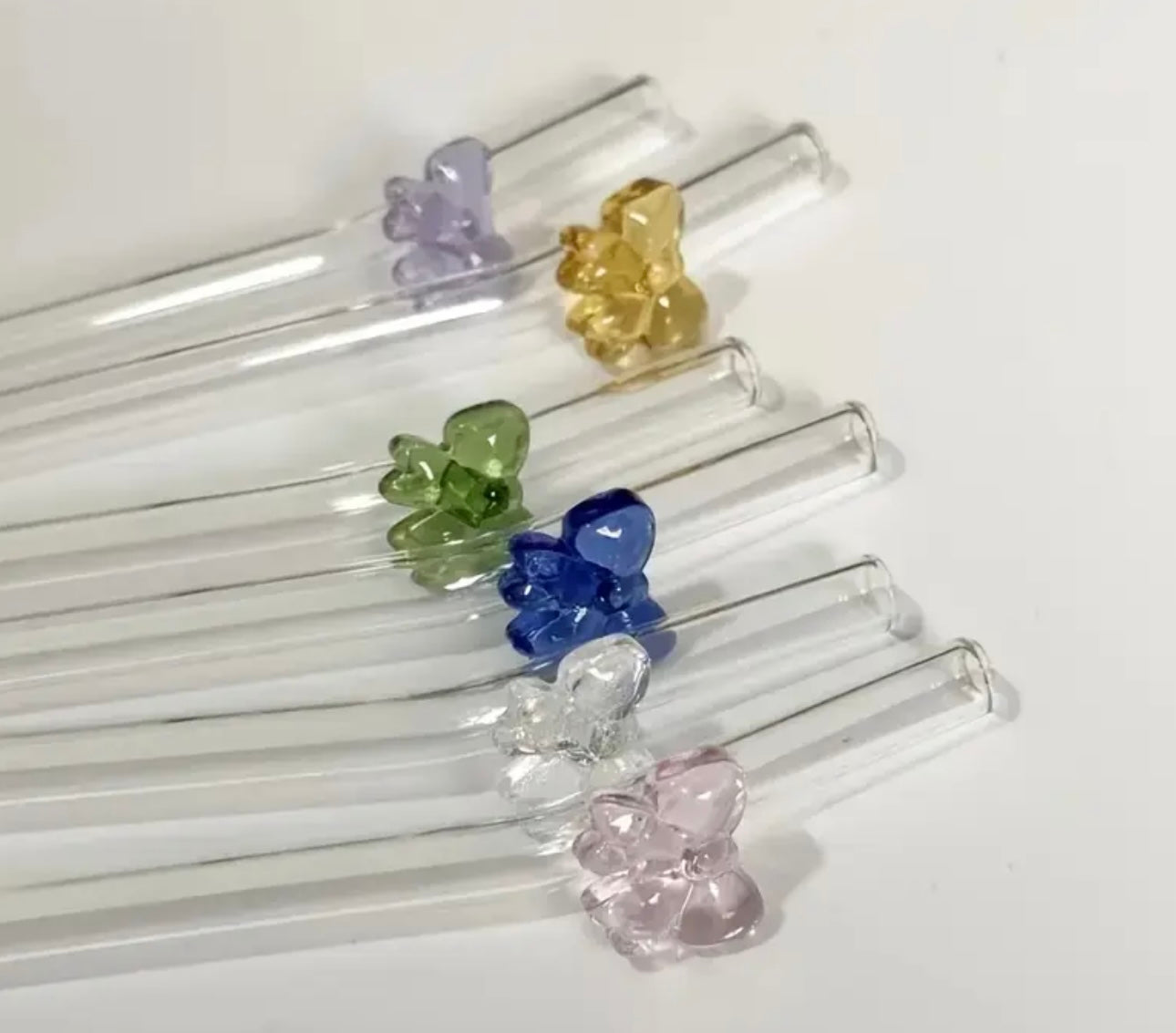 Bow Glass Straws