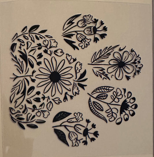 For paw print decal