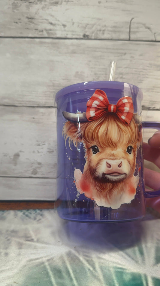 Picnic baby cow