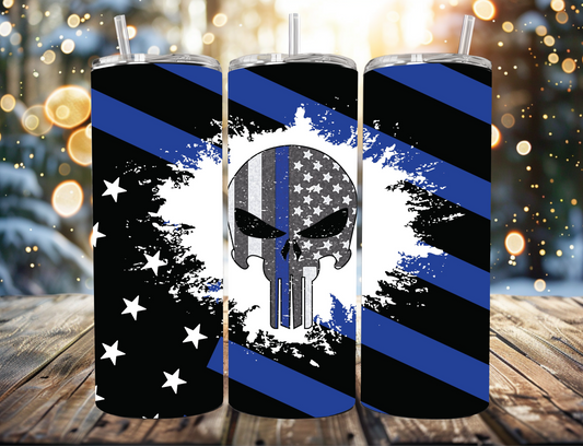 Punisher BlueLine Flag